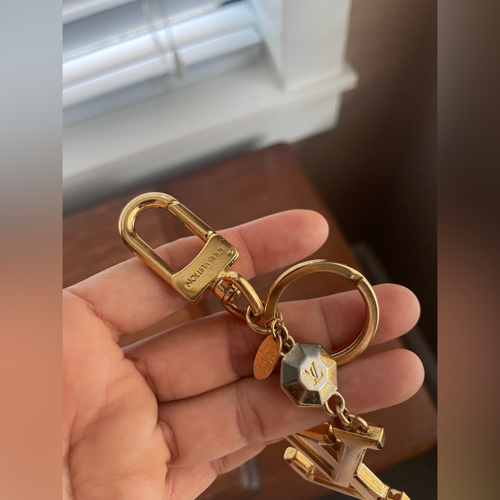 Louis Vuitton Gold Keychain